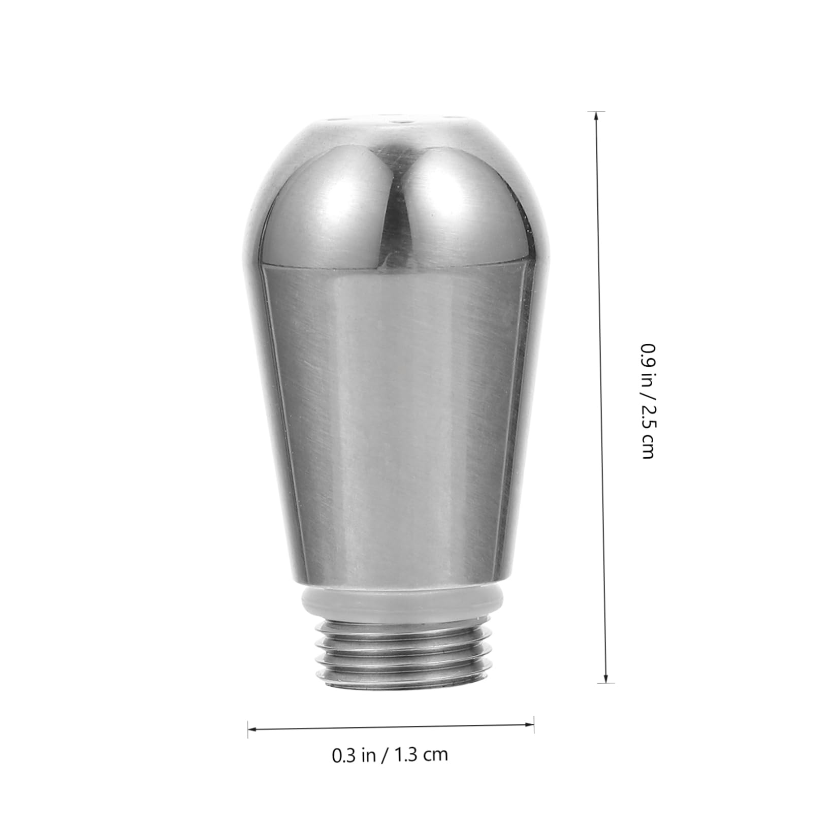 Hemoton 1Pc Reusable Stainless Steel Coffee Machine Steam Nozzle - 4 Hole Espresso Foam Maker Spout Replacement Part for Coffee Makers | Perfect for Home Baristas & Cafe Use