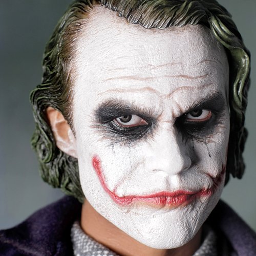 Dark Knight Joker 1/6 Scale Collectible Figure - Movie Masterpiece DX Edition (Japan Import) for DC Comics Fans & Home Display