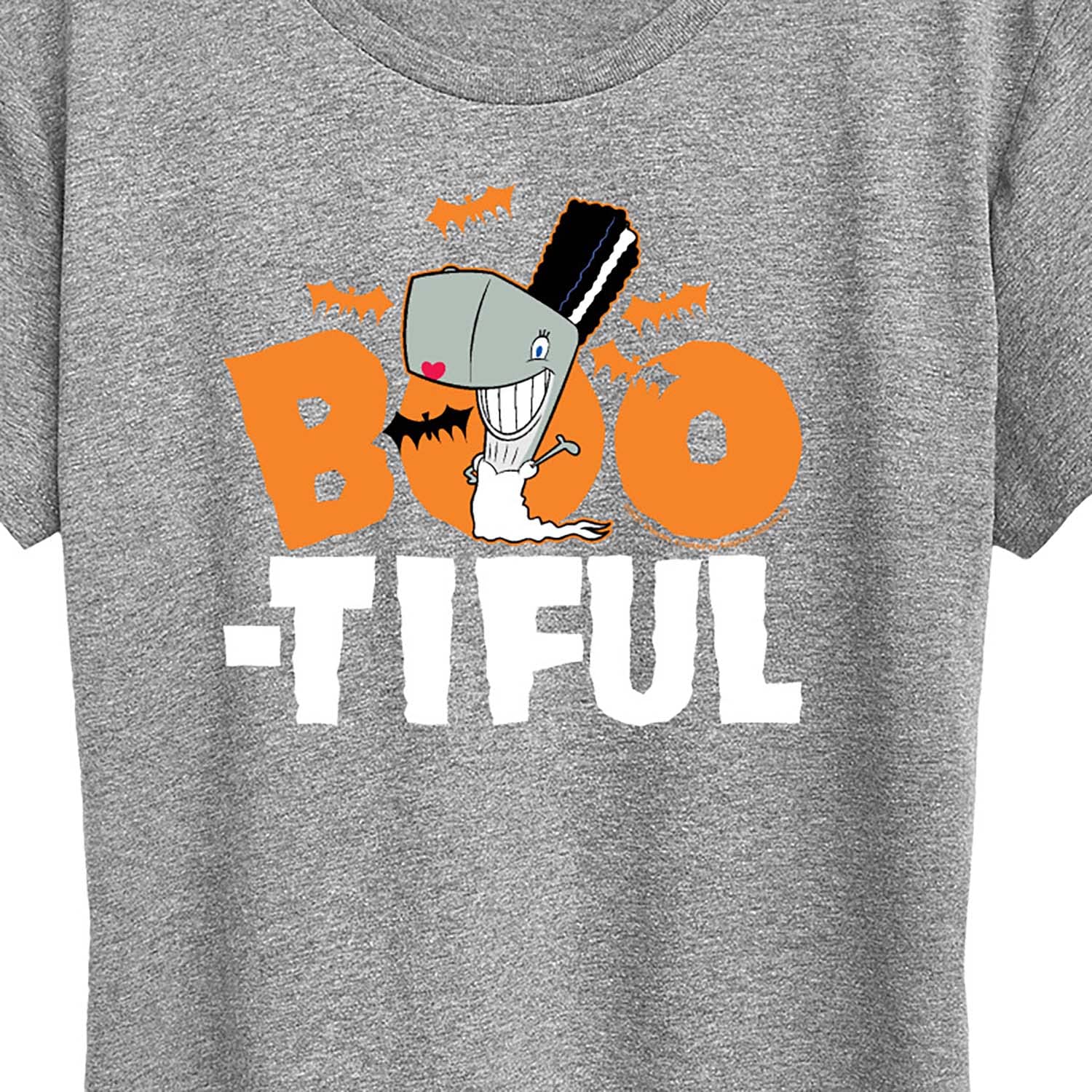 HYBRID APPAREL Women's Spongebob Squarepants Boo-Tiful Halloween Graphic T-Shirt - Short Sleeve Casual Tee for Costume Parties & Everyday Wear
