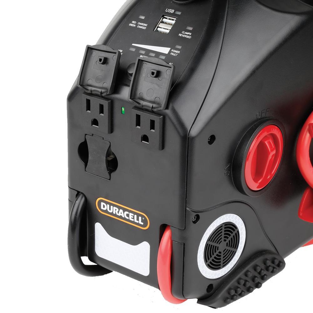 Duracell Powerpack Pro 1300 Portable Power Station - 2 AC Outlets & Dual 2.4A USB Ports for Camping, Emergencies & Outdoor Adventures
