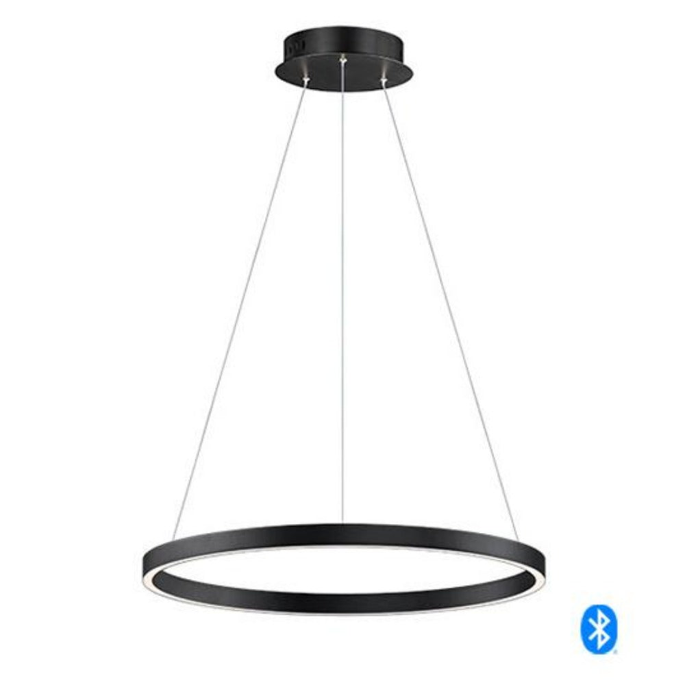 ET2 Groove LED Pendant Light - Modern Dimmable Hanging Fixture for Dining Room, Kitchen Island & Living Room Decor