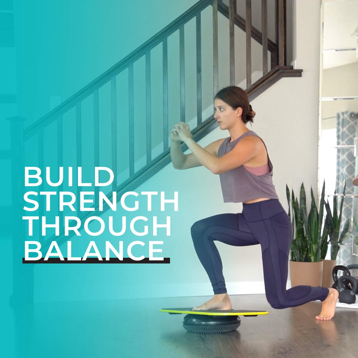 Revbalance FIT 3-in-1 Exercise Balance Board - Core Strength & Stability Training System for Home Gym, Yoga, and Physical Therapy - Perfect for Fitness Enthusiasts & Rehabilitation