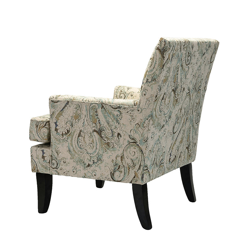 Bradley Armchair - Modern Accent Chair for Living Room, Bedroom & Office - Comfortable Upholstered Lounge Chair with Sturdy Wooden Legs - Perfect for Relaxing, Reading & Decorating Your Home
