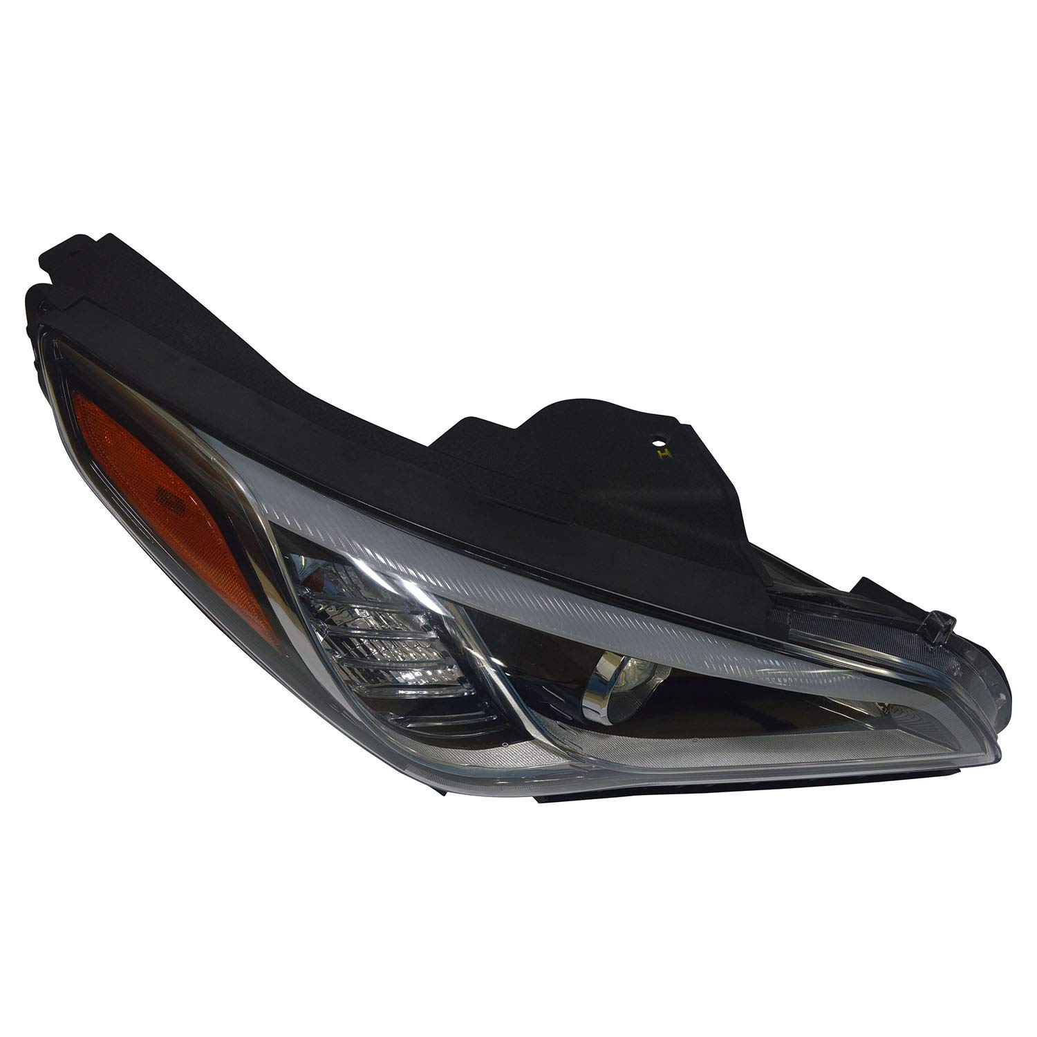 TYC Right Headlight Assembly Replacement for 2015-2016 Hyundai Santa Fe - OEM Quality, Perfect Fit - Upgrade Your Night Driving Safety