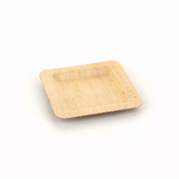 Eco-Friendly Bamboo Plates 4.75