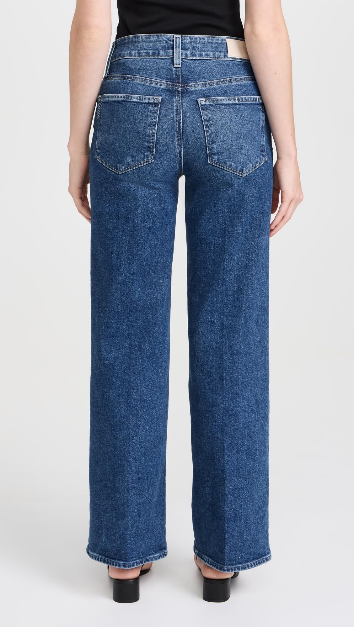 PAIGE Women's Sasha High-Rise Wide Leg Jeans - 32