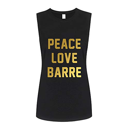Muscle Tank-gold Black