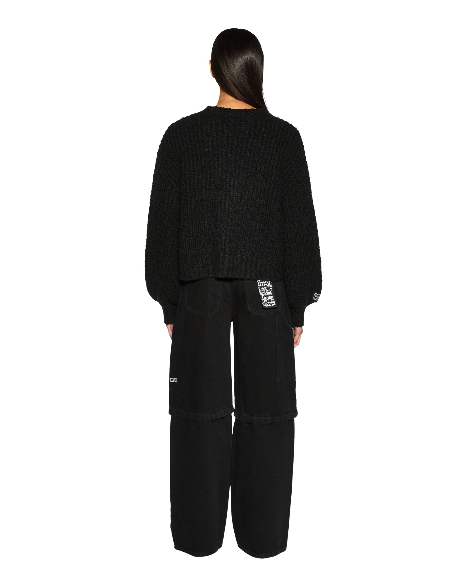 Bookie Knit Black Sweater - Cozy & Stylish Winter Pullover for Women | Perfect for Casual Outfits, Office Wear & Holiday Gatherings