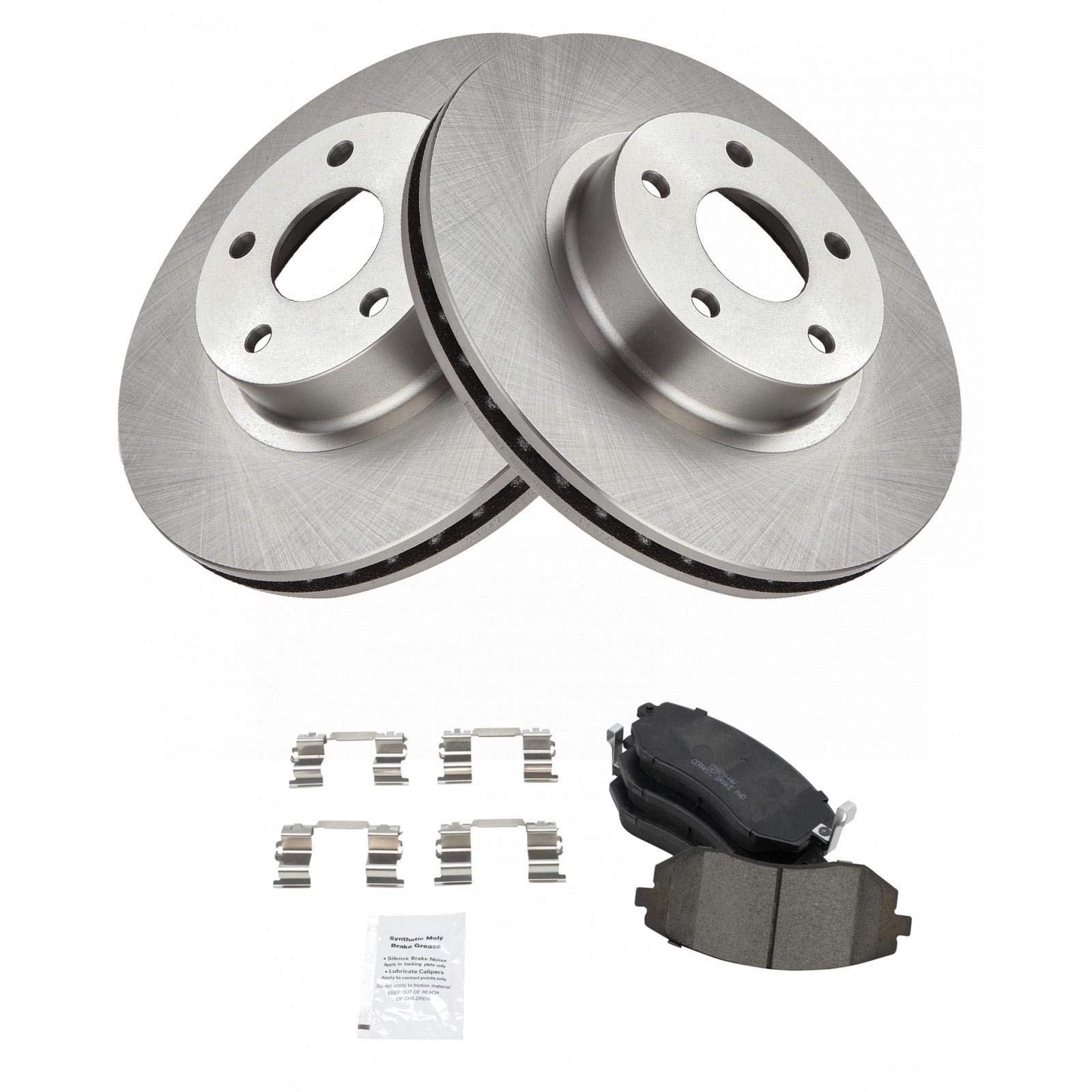 Premium Posi Ceramic Disc Brake Pads & Rotors Kit Set for Subaru - High Performance Braking System - Perfect for Daily Commuting, Off-Road Adventures & Performance Driving