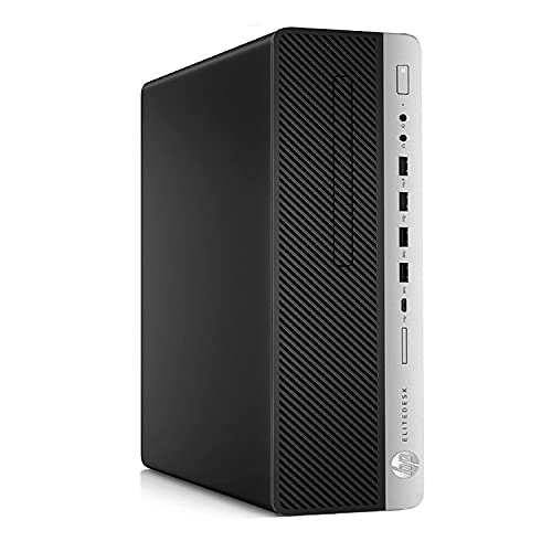 Renewed HP EliteDesk 800 G3 SFF Desktop - Intel Core i7-6700 Processor up to 4.00GHz, 32GB DDR4 RAM, 1TB NVMe M.2 SSD, WiFi & Bluetooth, Dual Monitor Support with Wireless Keyboard & Mouse - Windows 10 Pro | Perfect for Home Office, Business Workstations & Remote Work