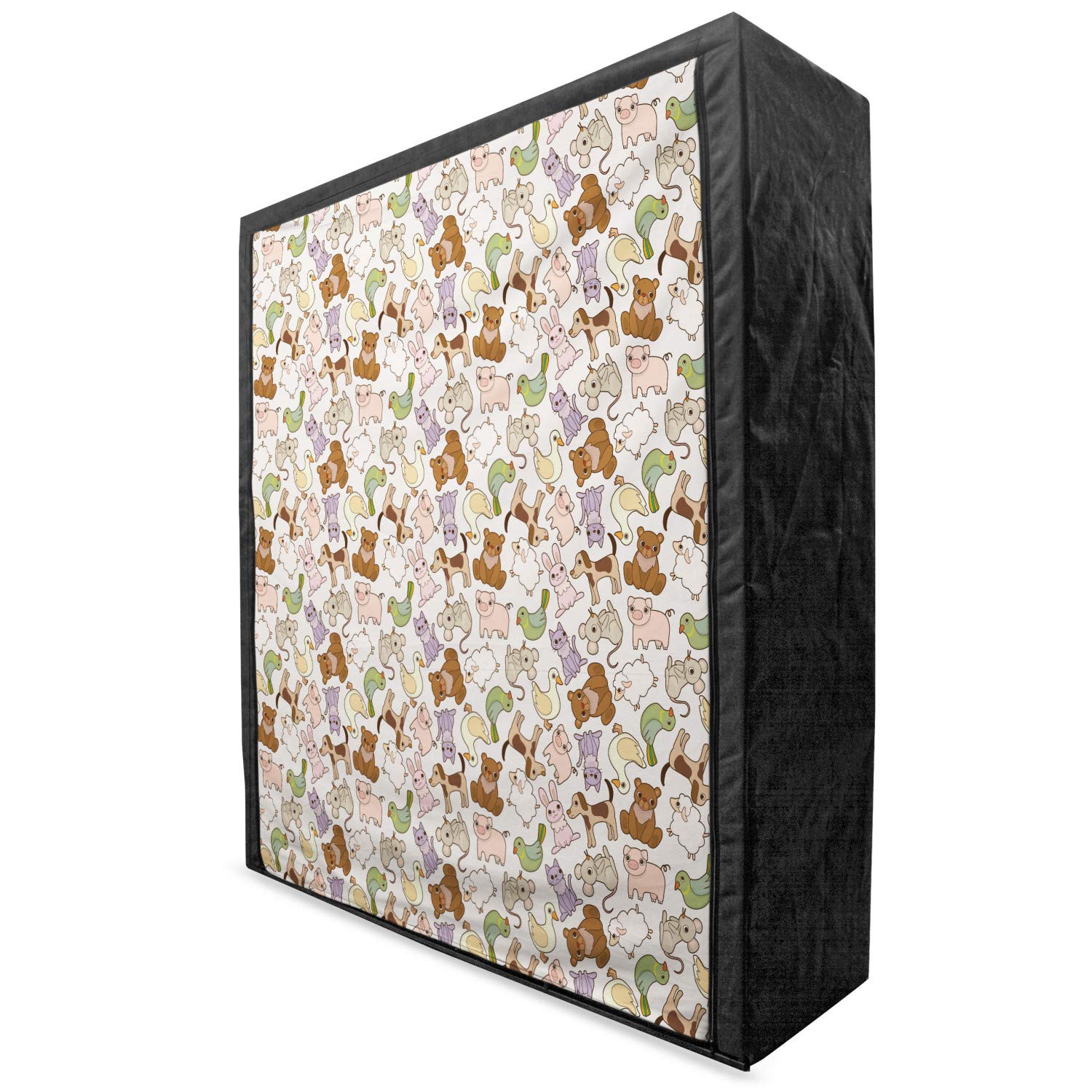 Ambesonne Animal Print Portable Fabric Wardrobe - 59
