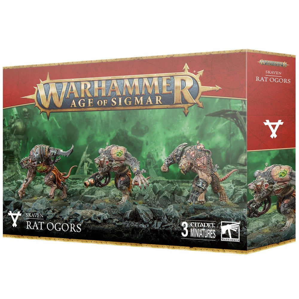 Age of Sigmar: Skaven Rat Ogors - Warhammer Fantasy Miniatures for Tabletop Gaming & Collecting - Perfect for Battles, Painting, and Display