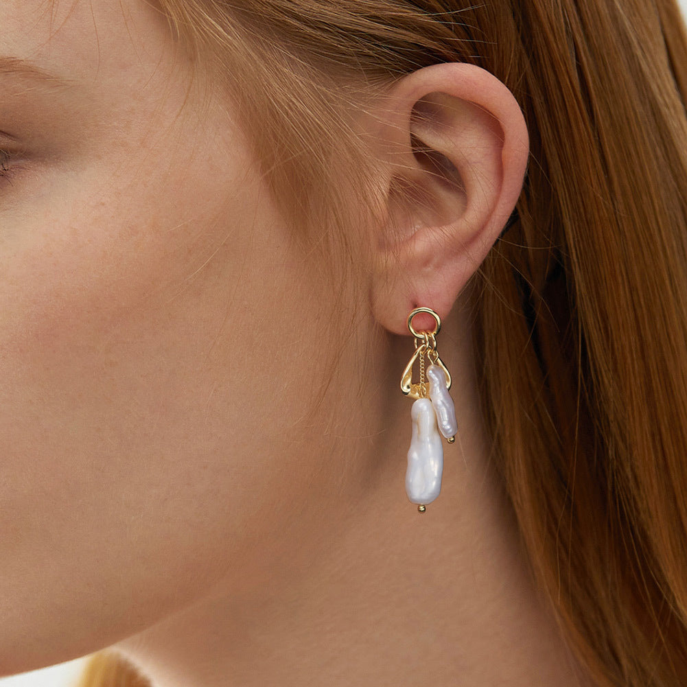 Elegant S925 Sterling Silver Pearl Earrings for Women - Perfect for Weddings, Parties & Daily Wear