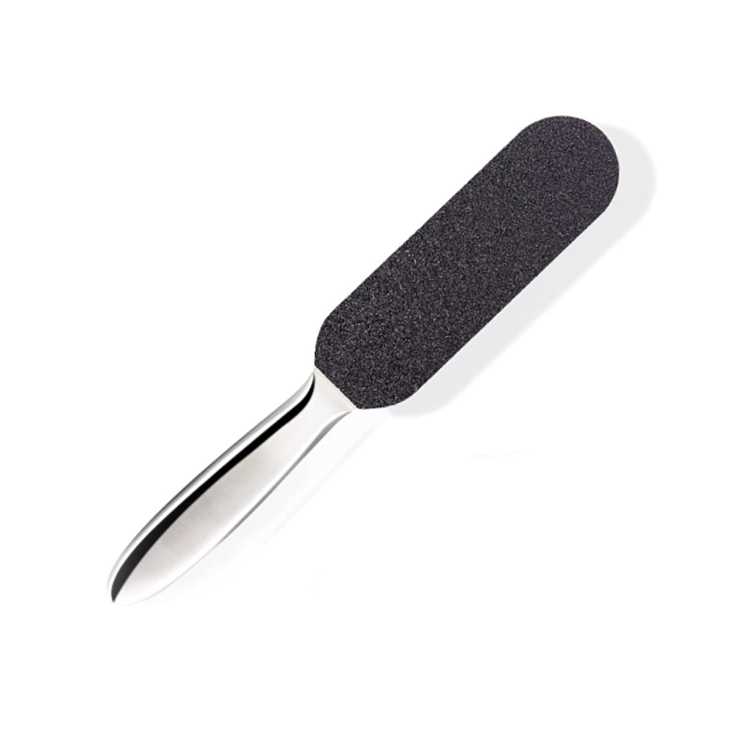 Professional Stainless Steel Pedicure Foot File - Double Sided Foot Scrubber & Heel File (8.25 Inch) | Works with Pedicure File Refills | Perfect for At-Home Pedicures, Foot Care & Spa Treatments