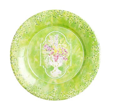 Luxembourg Garden Themed Paper Plates for Salads & Desserts - Elegant Disposable Tableware for Parties, Picnics, and Special Events