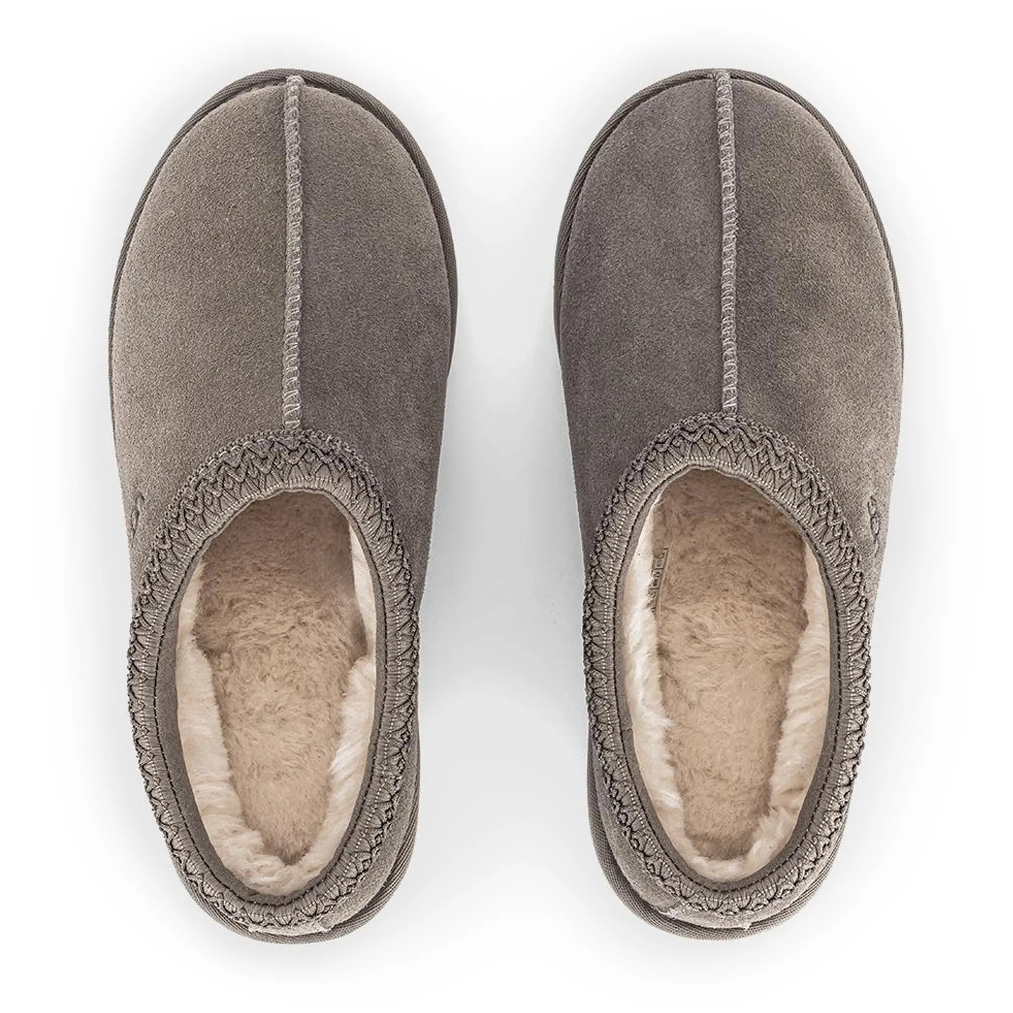 UGG Tasman Smoke Plume Slippers for Women - Cozy Indoor/Outdoor House Shoes with Plush Fleece Lining - Perfect for Home, Lounge & Winter Comfort