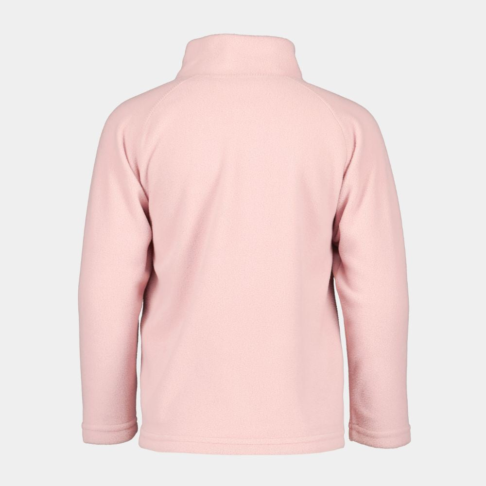 Didriksons Monte 10 Kids Fleece Jacket for Skiing & Winter Activities - Warm Dusty Pink Outerwear for Girls & Boys - Perfect for Snow Play, School & Outdoor Adventures