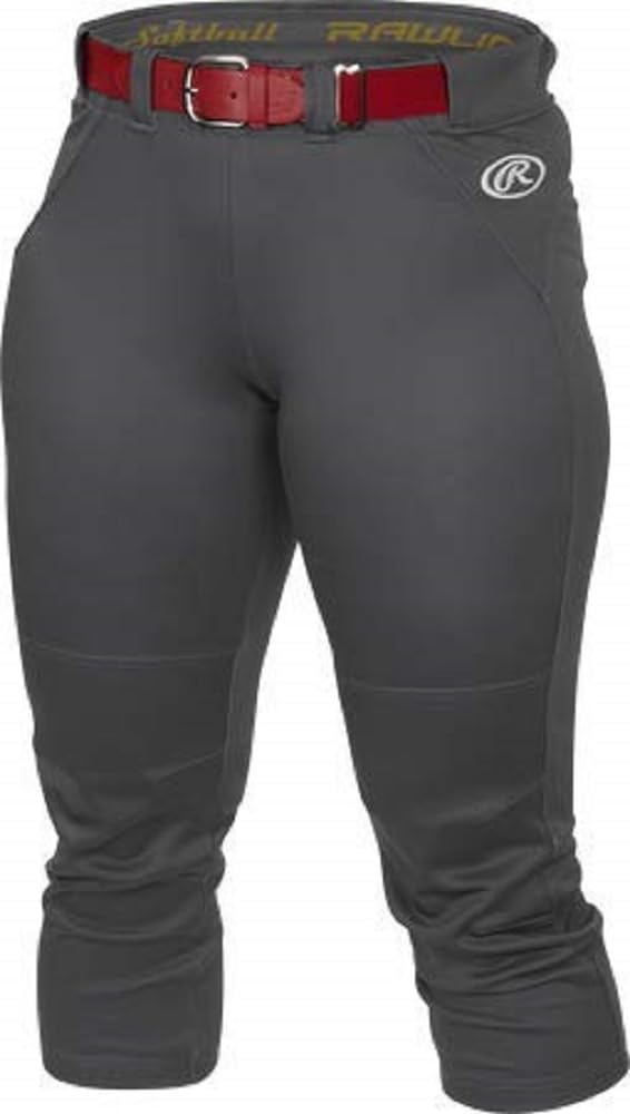 Rawlings Premium Yoga Style Fastpitch Softball Pants for Women & Men - Breathable Stretch Practice Pants for Baseball & Softball Training - Comfortable Athletic Pants for Games, Workouts & Yoga Sessions