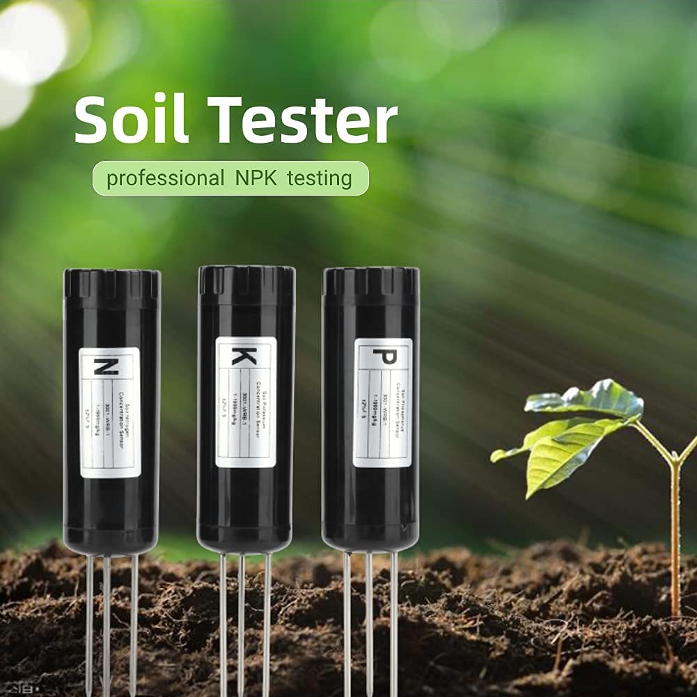 Zerodis Digital Soil Tester Kit - NPK Nutrient Analyzer with Silver Case, High Sensitivity Probe & 0.1 Level Resolution for Smart Plant Fertilization | Gardening Tool for Indoor/Outdoor Plants, Lawn, Farm & Hydroponics