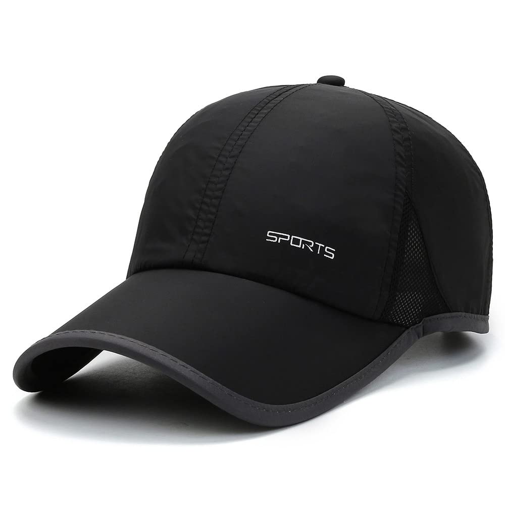 Clakllie Quick Dry Baseball Cap - Lightweight Running Hat for Men, Moisture Wicking Golf & Summer Sports Cap - Perfect for Outdoor Activities, Jogging, Hiking and Casual Wear