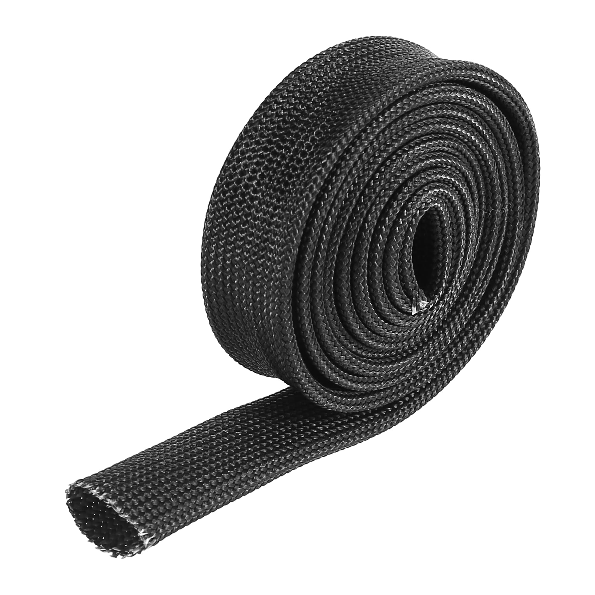 X AUTOHAUX 10mm x 3.2ft Fiberglass Heat Shield Sleeve - High Temperature Resistant Wire Loom Protector (3/8