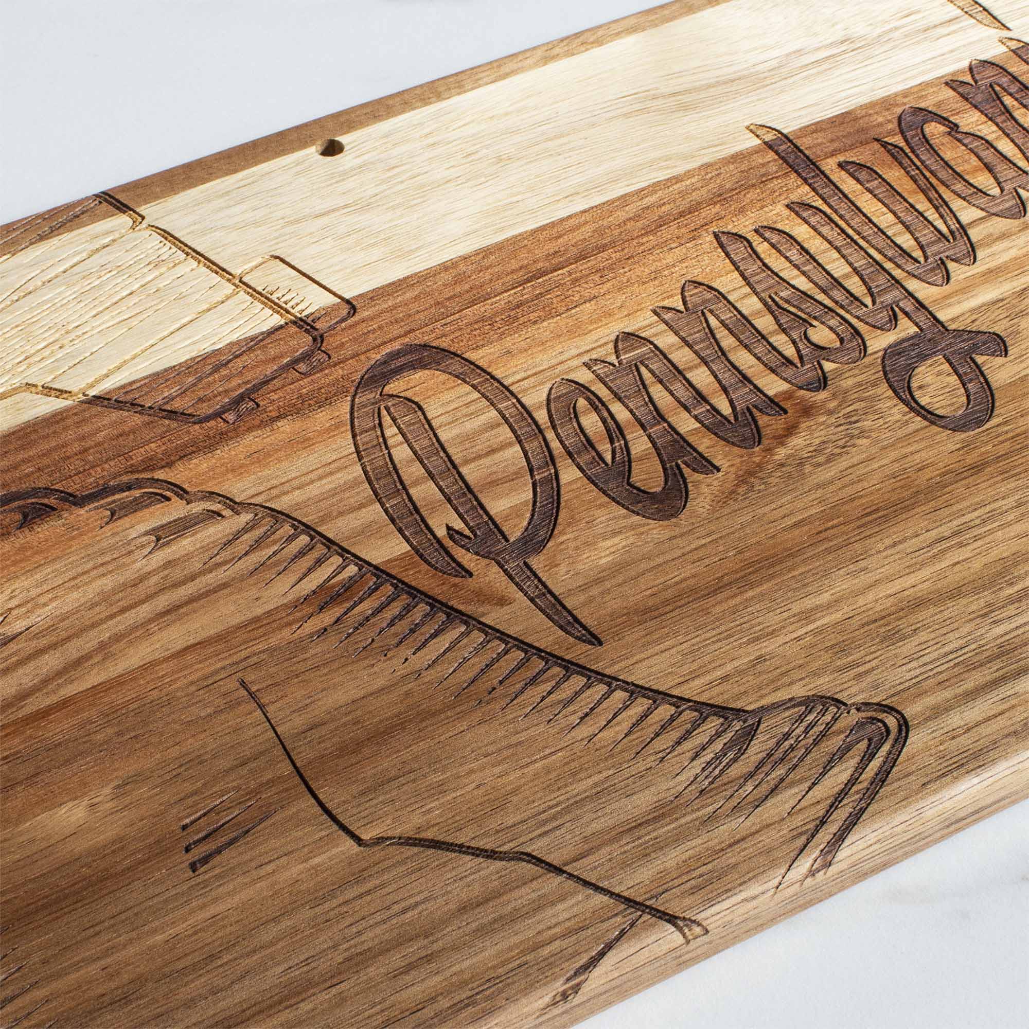 Premium Pennsylvania Wood Cutting Board by Rock & Branch® - Handcrafted Hardwood Chopping Block for Kitchen, Charcuterie & Serving - Perfect for Home Chefs & Entertaining