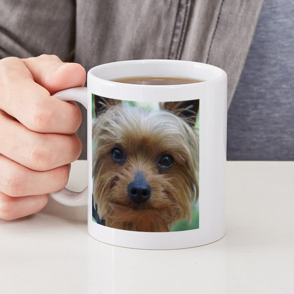 Yorkie Dog Lover's Ceramic Coffee Mug - 11 oz (325 ml) - Perfect for Tea, Hot Chocolate & Office Use - CafePress