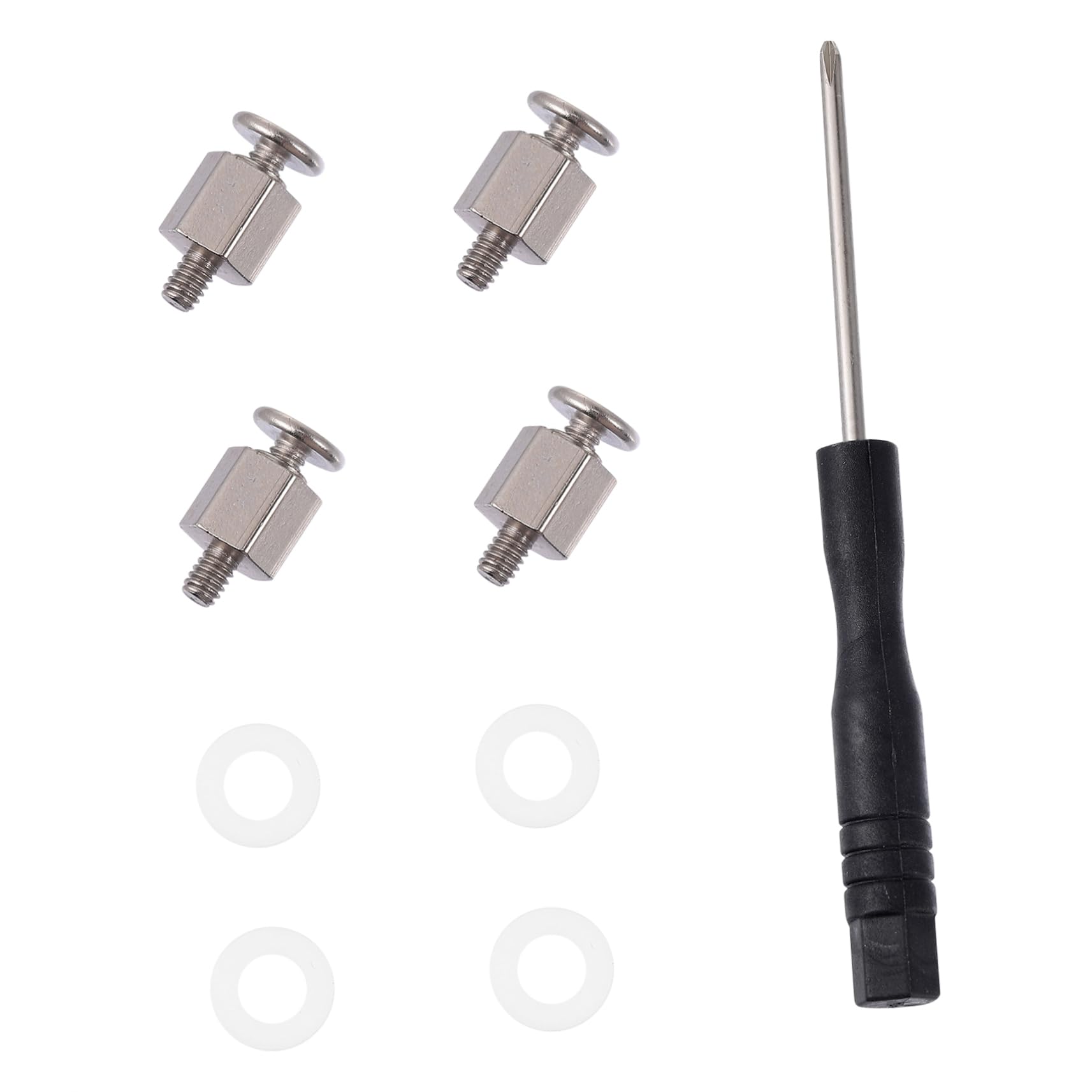 Homoyoyo 2 Sets Stainless Steel Laptop Screw Set Stand - Motherboard Mounting Accessories, SSD Hard Disk Screws, M2 Computer Supply for Desktop & Laptop Repair, Maintenance, and Upgrades