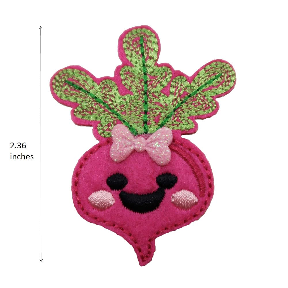 DIY Iron On Embroidered Vegetable Patch for Clothes, Jackets, Backpacks - Fun & Unique Customization for Kids, Teens & Adults