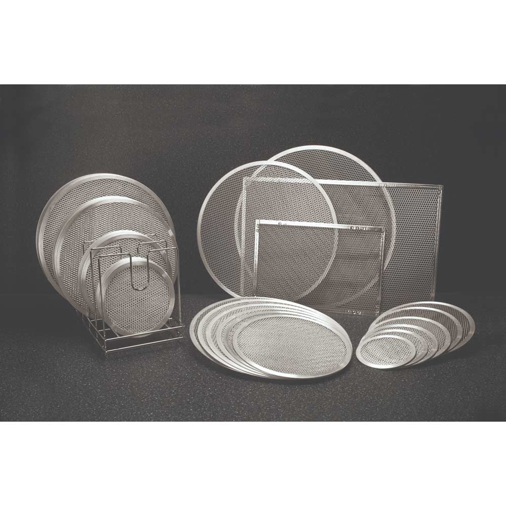 American Metalcraft 18040 Commercial Pizza Pan & Screen Rack - Heavy Duty Aluminum Baking Tray for Restaurant, Pizzeria & Home Kitchen Use
