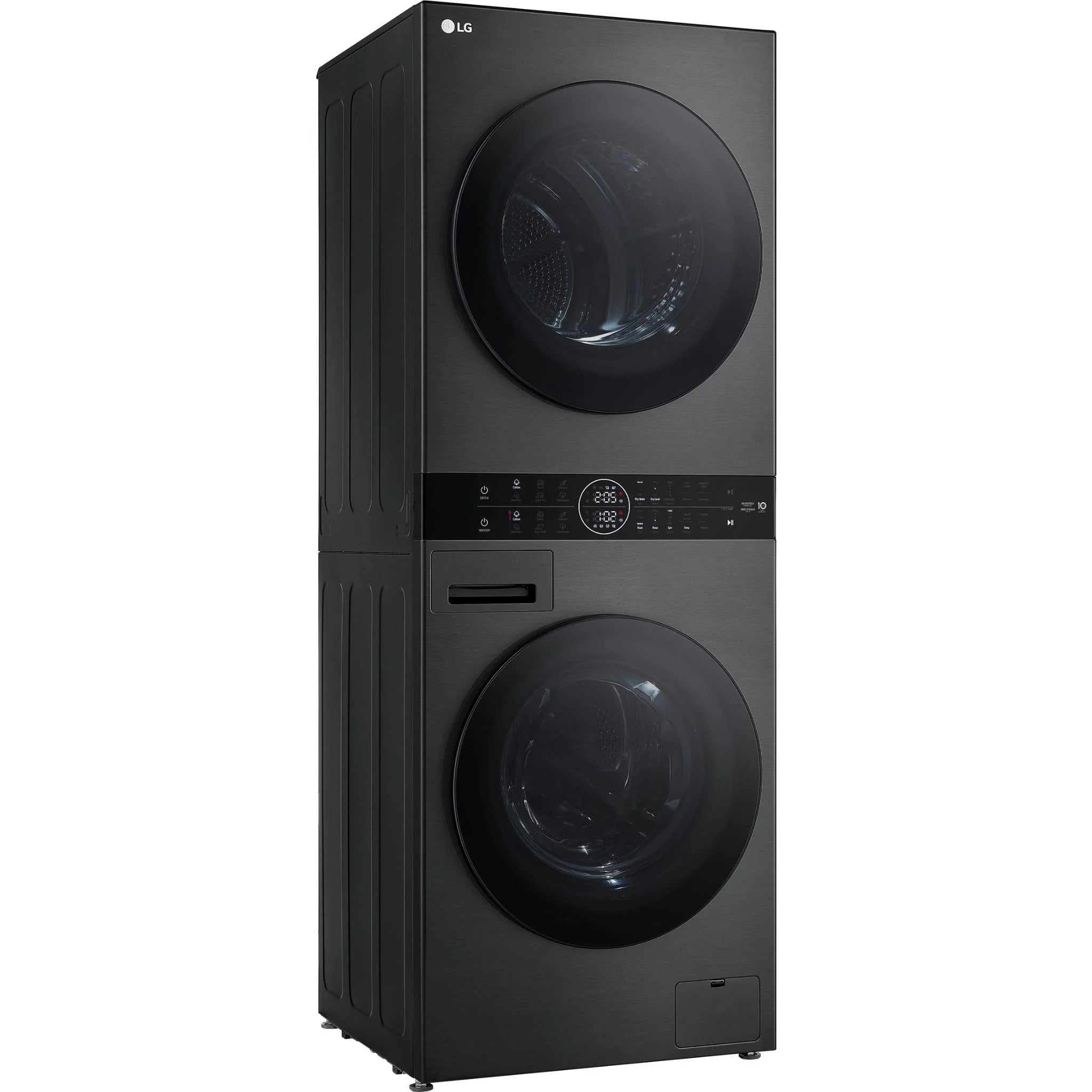 LG 12kg WashTower™ All-in-One Stacked Washer Dryer Combo | Black Steel WWT1209B | Perfect for Apartments & Small Laundry Spaces