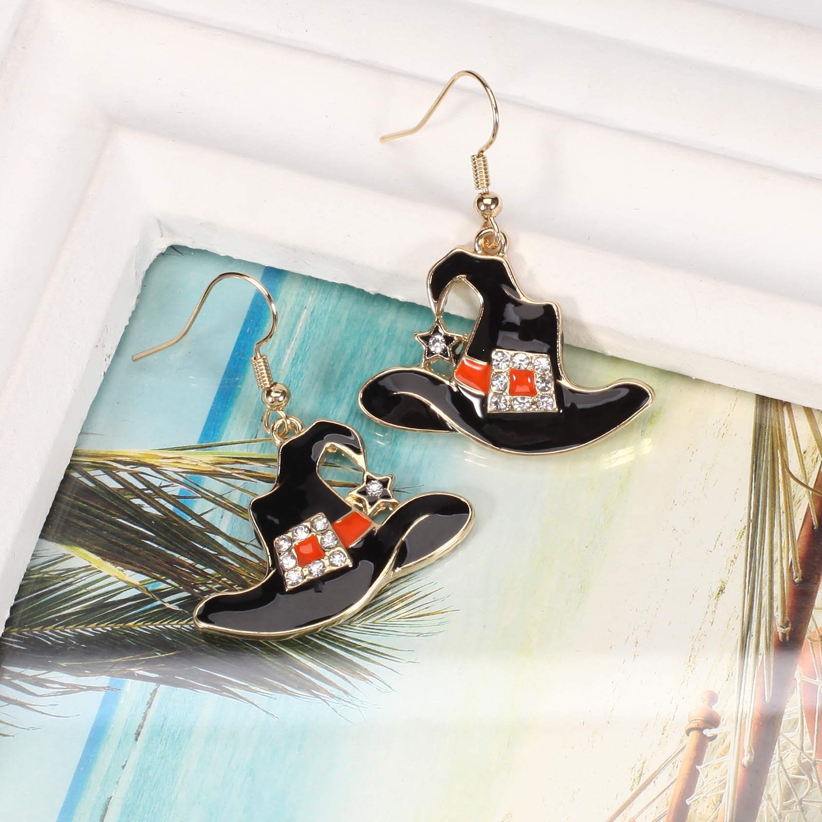 4th of July Independence Day Earrings for Women - Halloween Drop Dangle Gothic Earrings - Costume Party Jewelry - Holiday Festive Gift Ideas - Perfect for Christmas, Thanksgiving & New Year Celebrations