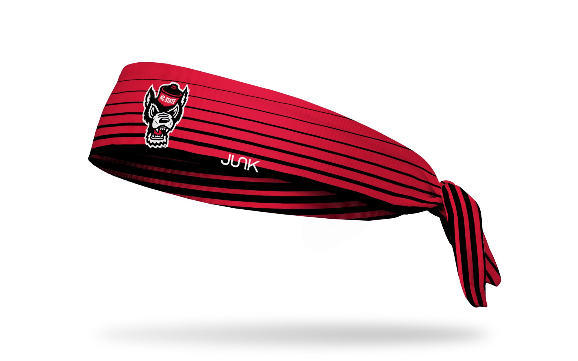 North Carolina State University Gradient Stripe Flex Tie Headband - Adjustable Sports Headband for Women & Men - Perfect for Running, Yoga, Workouts and School Spirit