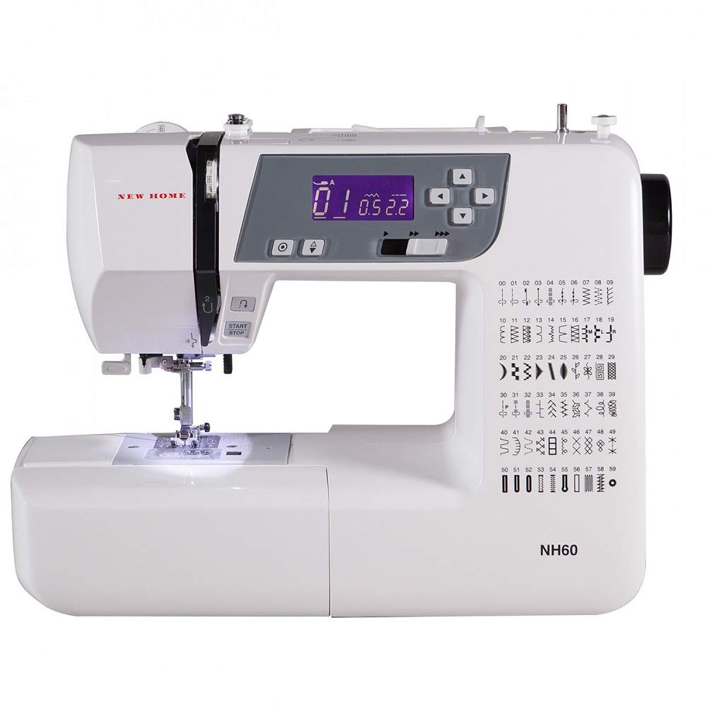 Computerized Sewing Machine NH60 - Automatic Stitching for Quilting, Dressmaking & Home DIY Projects | Perfect for Beginners & Advanced Sewers
