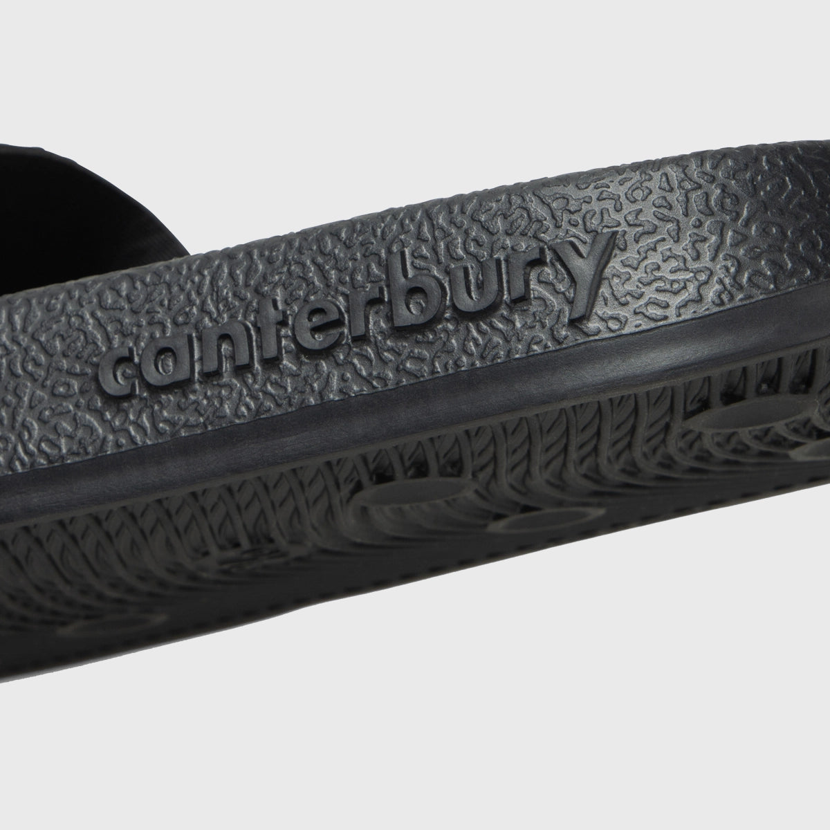 Canterbury Wide Fit Slides for Men & Women - Comfortable Black Sandals for Wide Feet - Perfect for Beach, Pool & Casual Wear