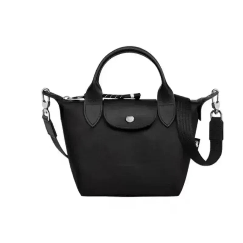 Detachable Strap Dumpling Tote Bag - Stylish Reusable Grocery Shopping Bag for Women - Perfect for Farmers Market, Beach, Picnics & Daily Use