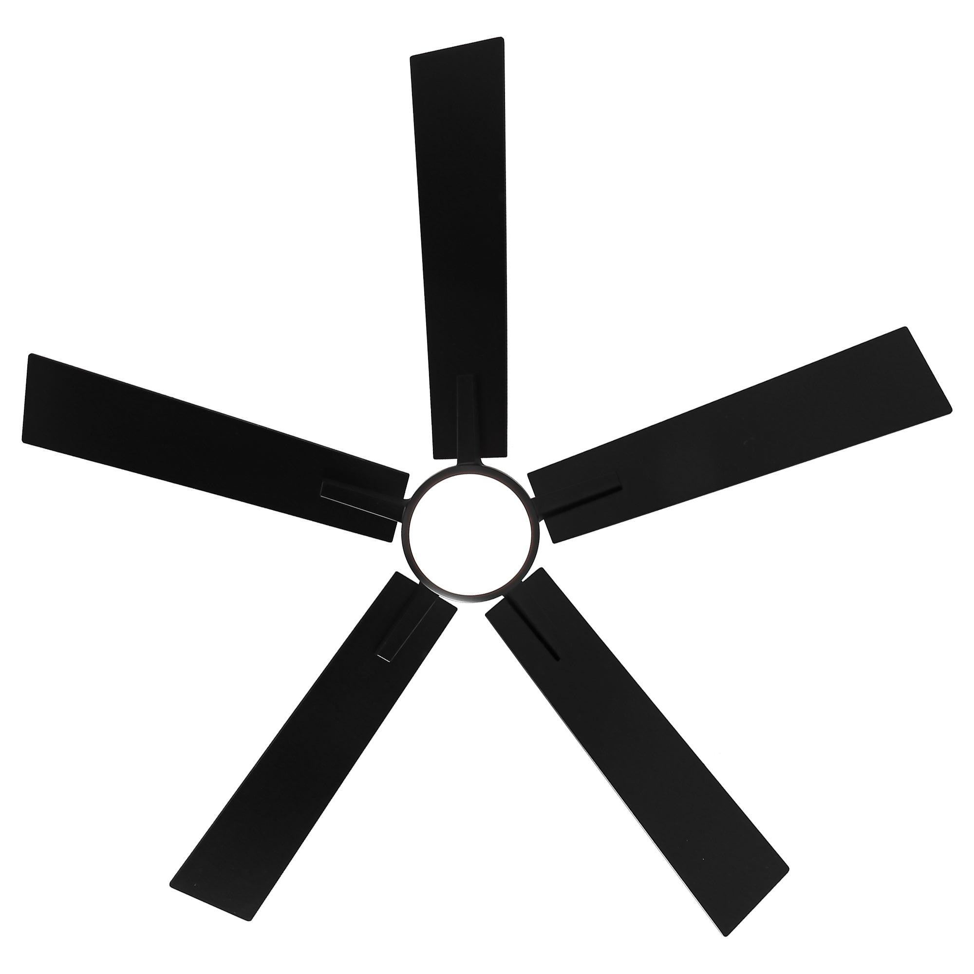 48 DC Motor 5-Blade Modern Ceiling Fan with Downrod Mount - Perfect for Living Room, Bedroom, and Office Cooling