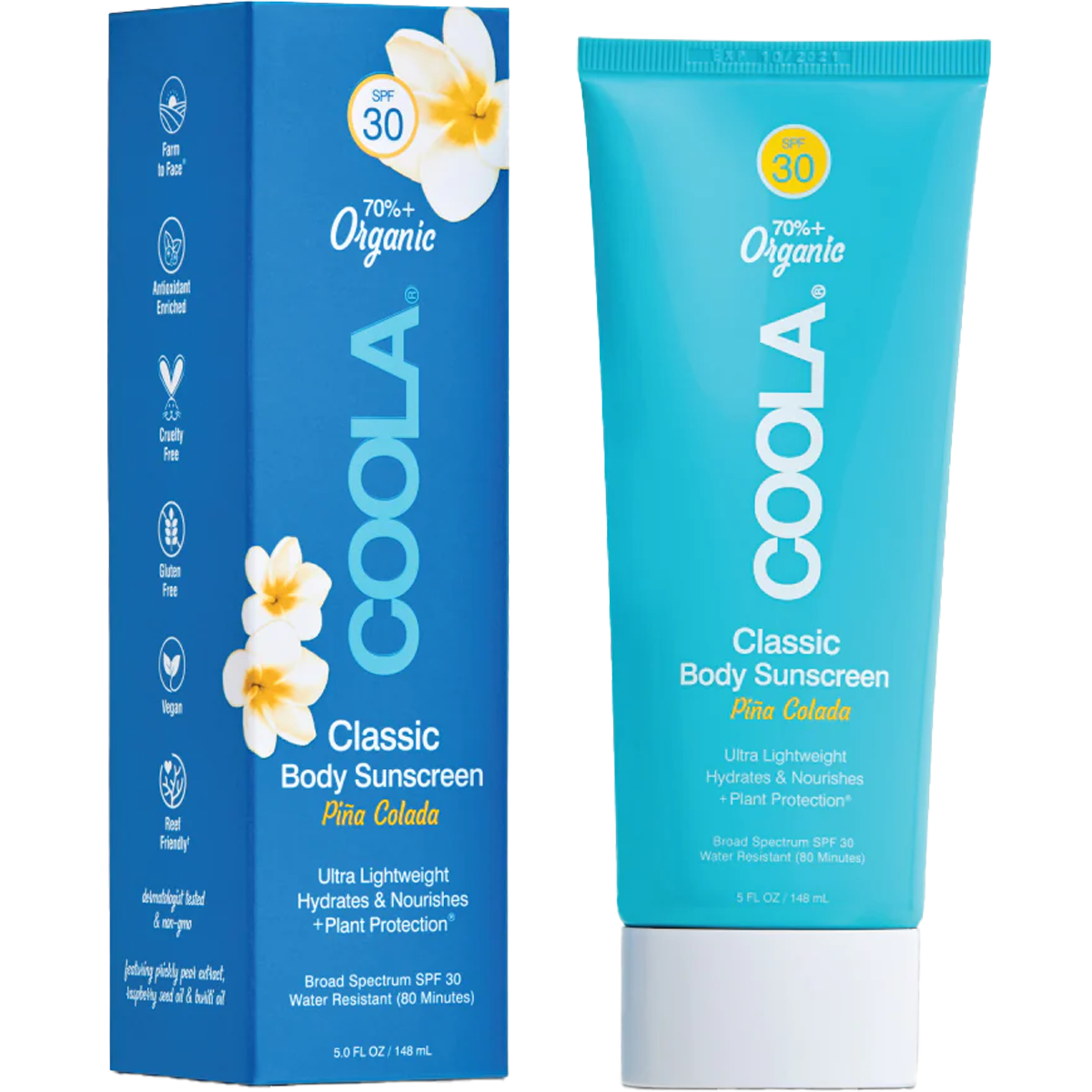 Organic SPF 30 Sunscreen Lotion for Face & Body - Natural Mineral Sun Protection, Broad Spectrum UVA/UVB Defense, Water Resistant - Perfect for Beach, Swimming & Outdoor Activities