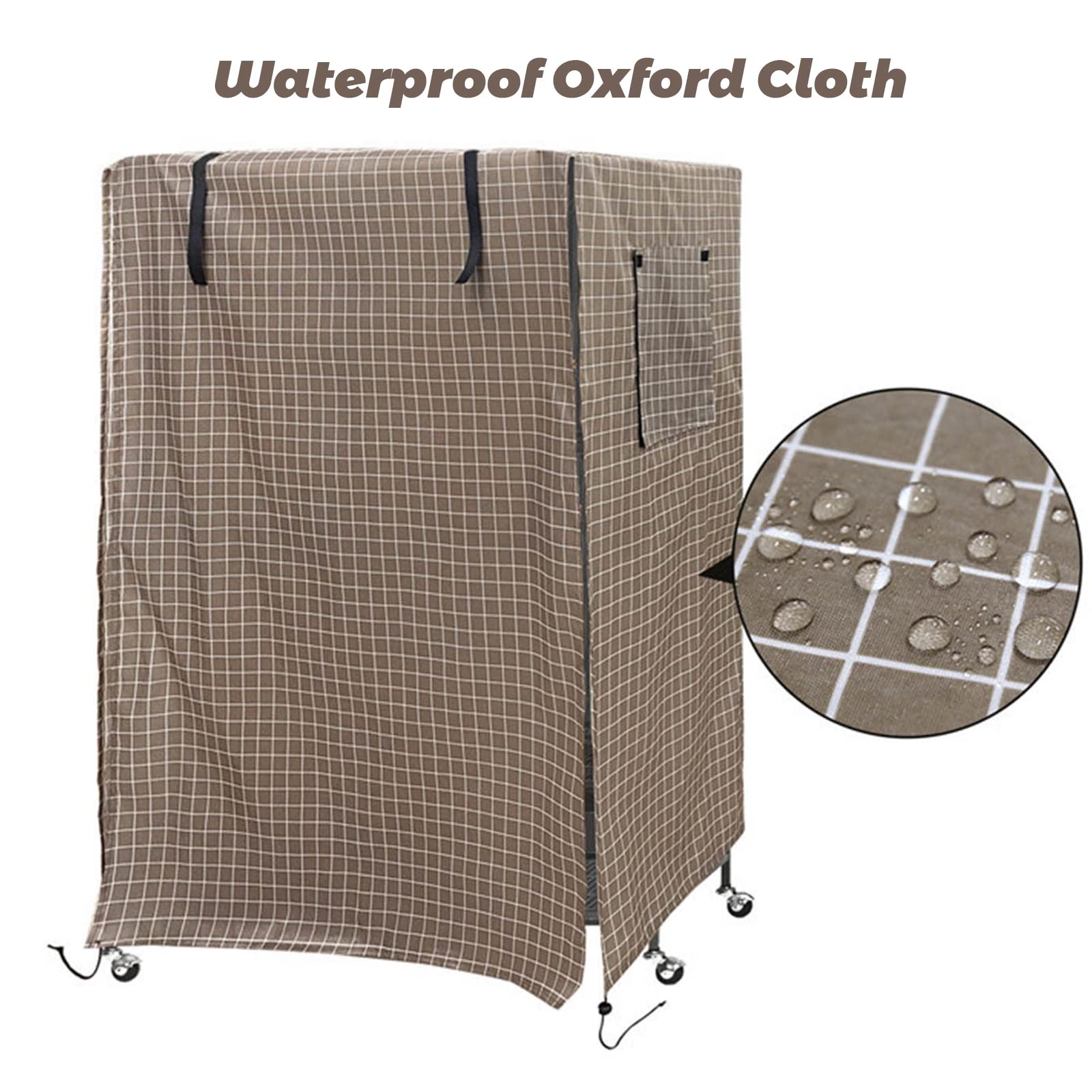 Universal Large Bird Cage Cover - Windproof & Sun Protection Parrot Cage Cover, Blackout Night Cover for Birds, Critters & Small Animals - Ensures Privacy & Comfort for Sleeping, Travel & Outdoor Use