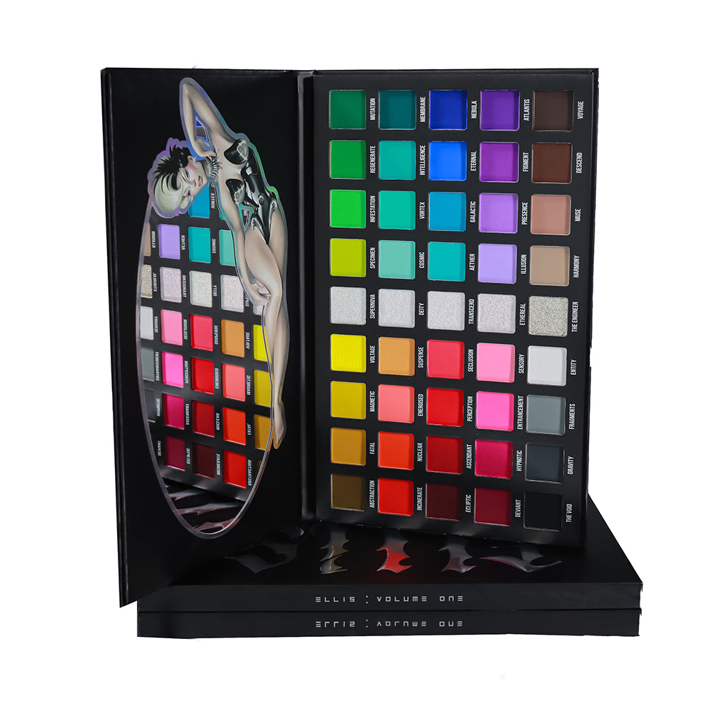 Blend Bunny Cosmetics Ellis Atlantis 45 Color Eyeshadow Palette - Vegan & Cruelty-Free Makeup for Professional & Everyday Looks | Perfect for Parties, Weddings & Photo Shoots