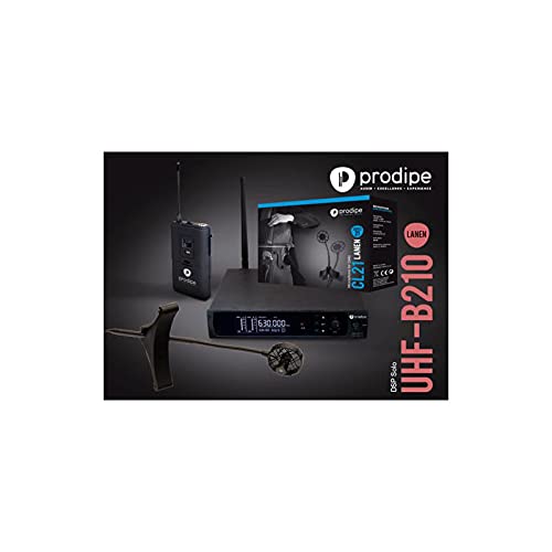 Professional UHF Wireless Microphone System (B210 DSP Pack CL21) - Ideal for Live Performances, Public Speaking, and Studio Recording