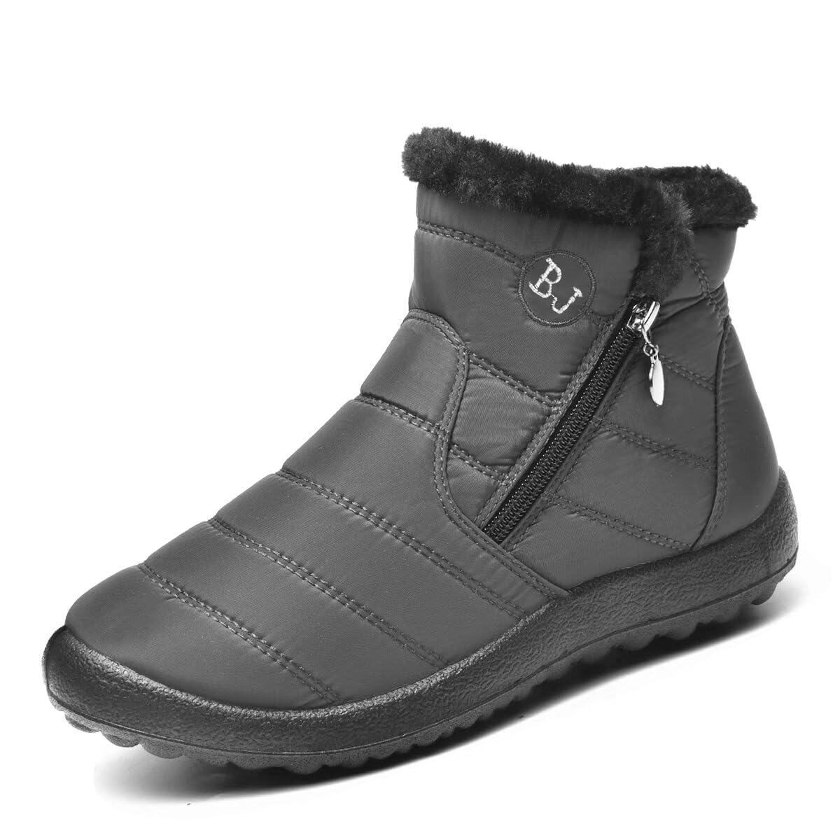 Women's Winter Snow Boots - Waterproof Anti-Slip Ankle Boots with Warm Fleece Lining | Perfect for Snowy Days, Hiking & Outdoor Activities