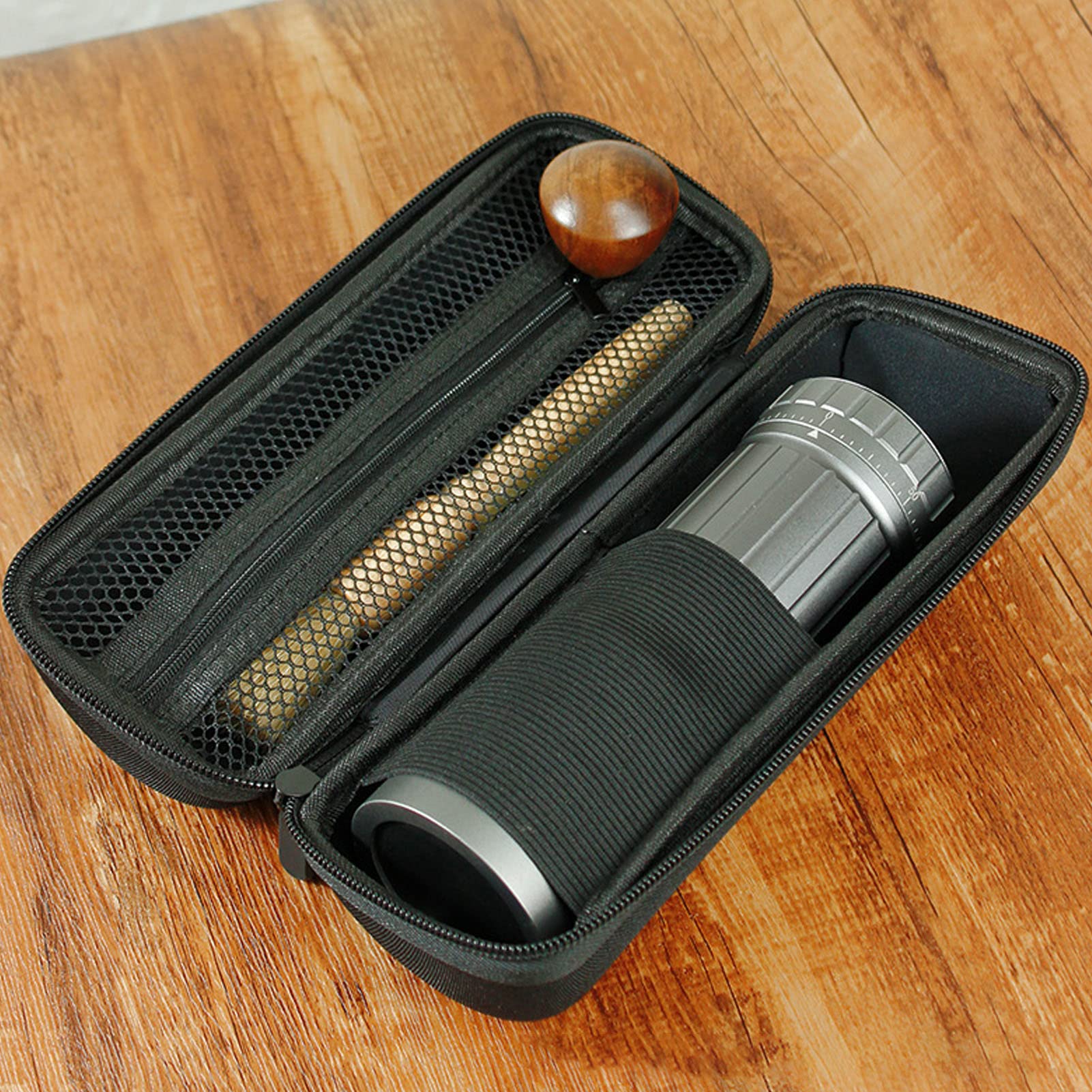 Premium Manual Coffee Grinder Case - Waterproof Non-Woven Protective Bag for Hand Coffee Mill | Portable Storage & Travel Accessory for Coffee Enthusiasts