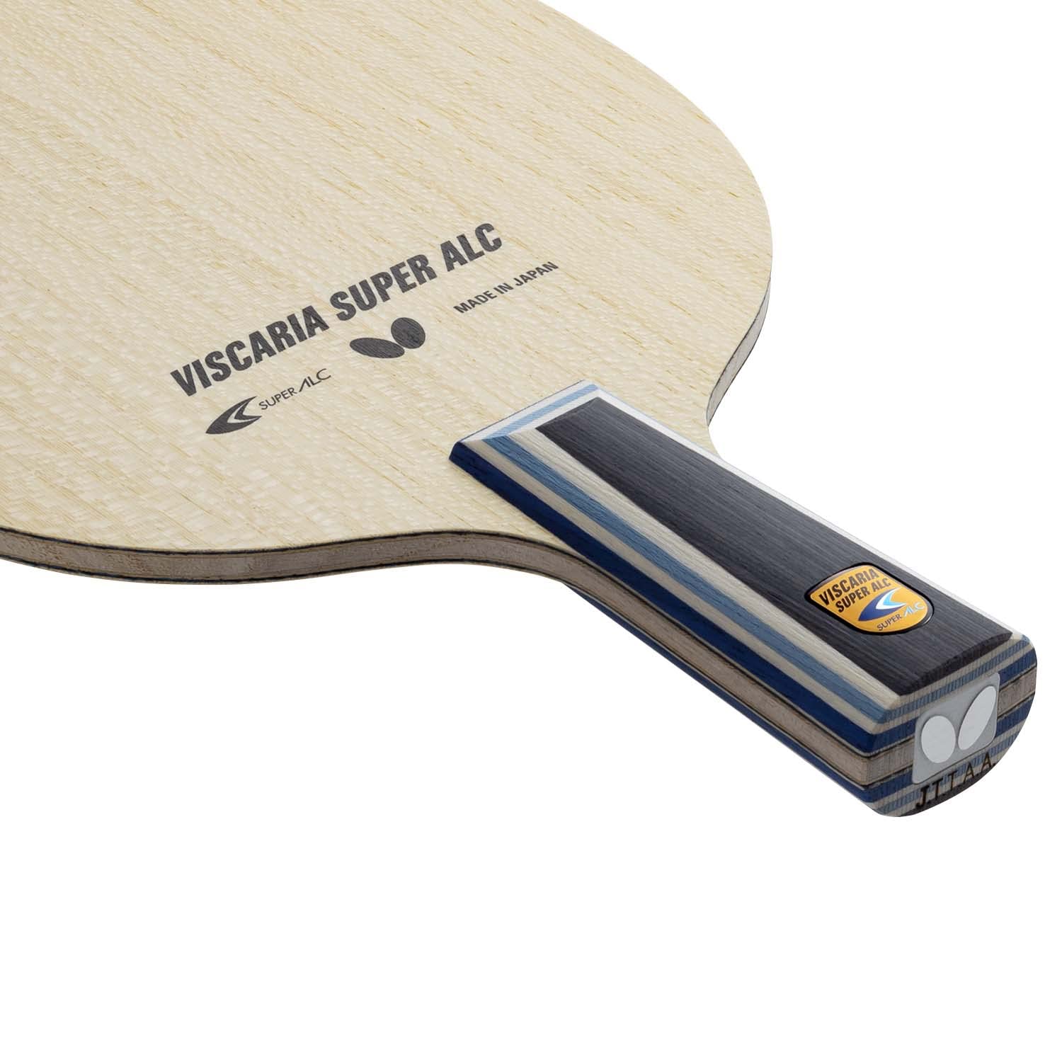 Butterfly Viscaria Super ALC Table Tennis Racket - Professional Carbon Fiber Blade for Competitive Play - Chinese Penhold & Shakehand Grip Styles - Perfect for Tournament Training & Advanced Players