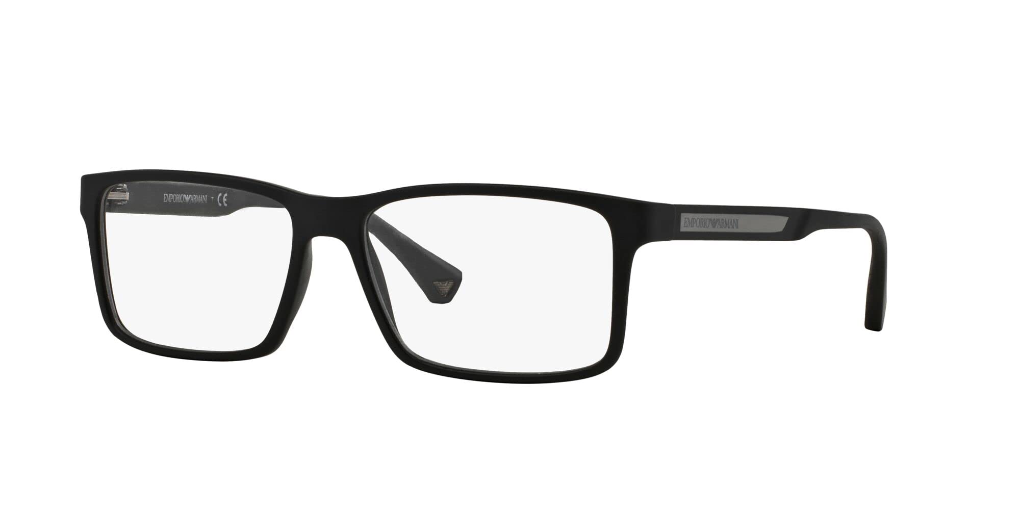 Emporio Armani EA3038 Men's Rectangular Sunglasses - Polarized UV Protection for Driving, Outdoor & Fashion