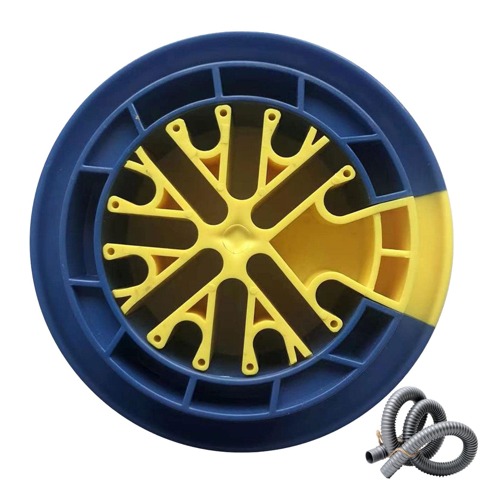 Professional Cable Comb Organizer Tool - Cord Management Kit for Wires & Cables (Blue/Yellow) | Perfect for Home Office, Gaming Setup & Server Room Organization | Portable Cable Dresser & Bundler for Neat Wire Arrangement