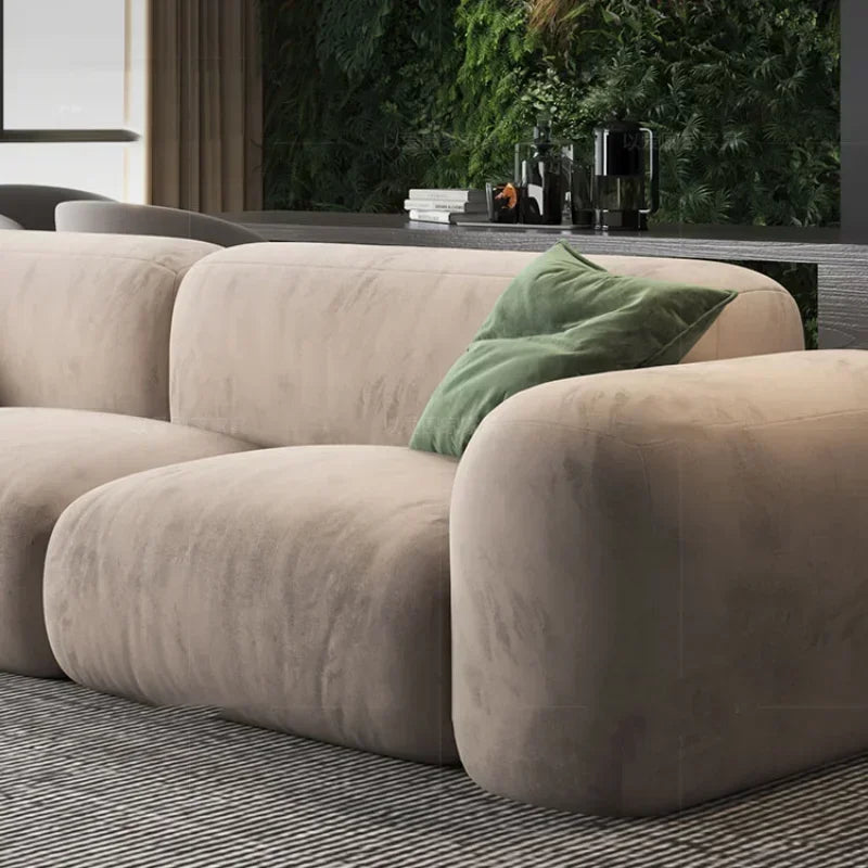 Lazy De Estar Long Wide Sofa - Extra Comfortable Sectional Couch for Living Room, Lounge & Family Room Relaxation