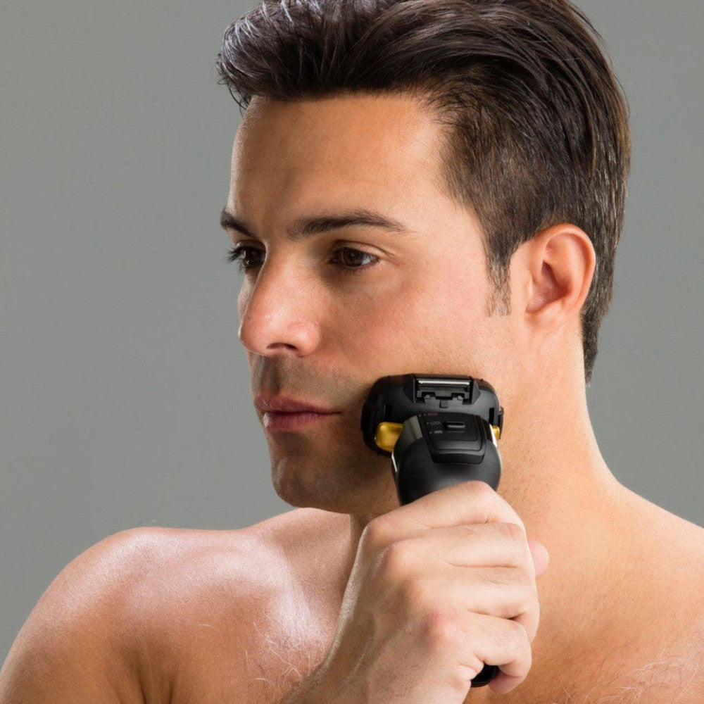 Refurbished PANASONIC ESLV6Q Wet Dry Electric Shaver with Smart Lock - Home Essentials Warranty - Perfect for Travel & Daily Shaving