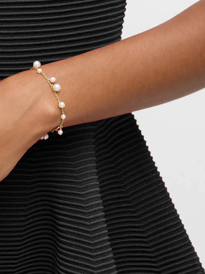 Elegant Pearl Bubble Bracelet for Women - Trendy Beaded Fashion Jewelry Gift for Her - Perfect for Parties, Weddings & Everyday Wear