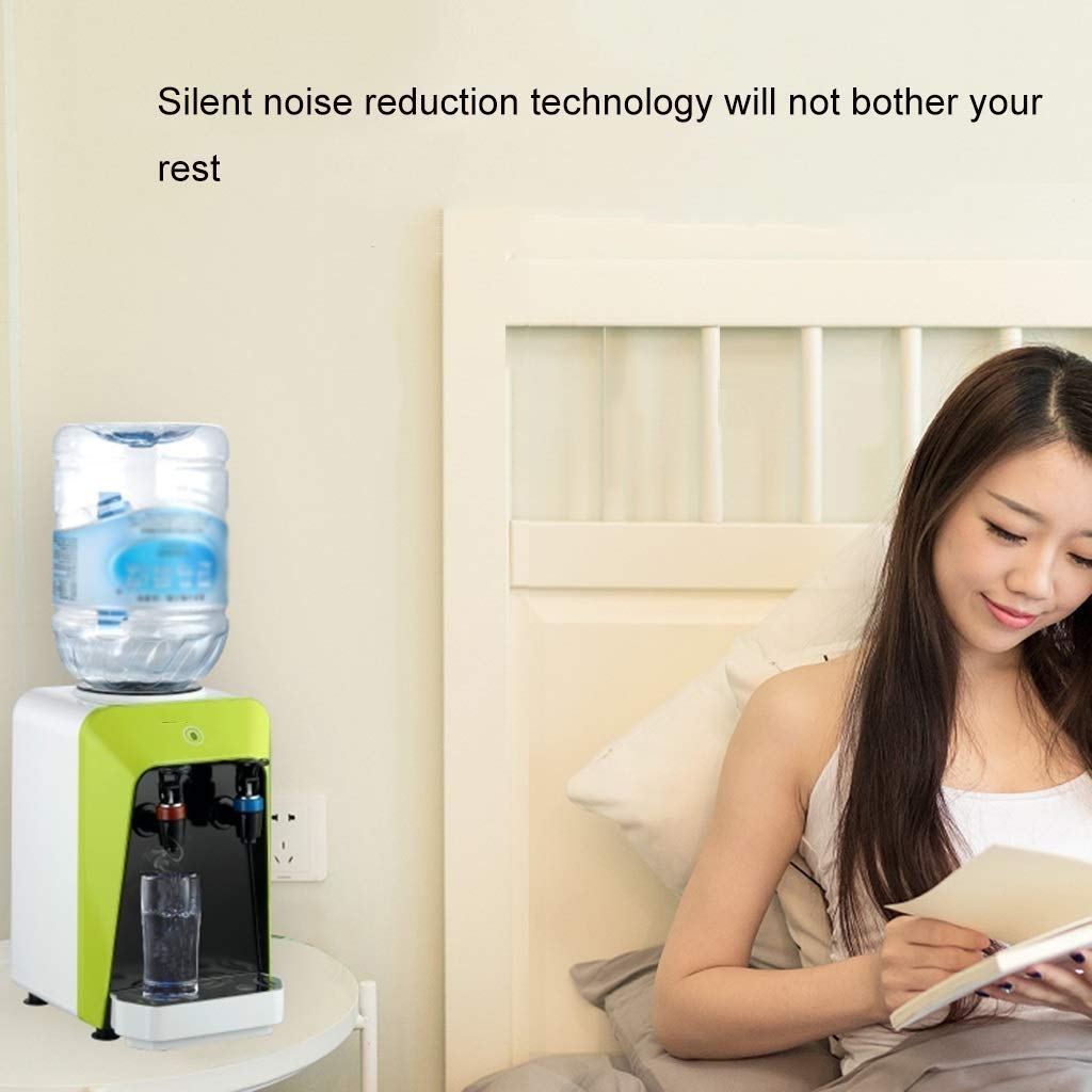 KANBUN Bottleless Water Dispenser with Self-Cleaning Function - Hot and Cold Water Cooler for Home & Office - Compact Countertop Water Dispenser for Daily Use in Kitchen, Living Room, or Workplace